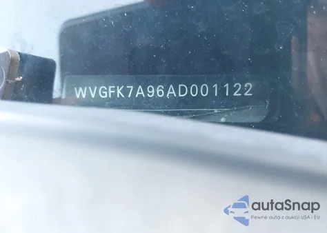 2010 Volkswagen Touareg V6 Tdi из США, поврежденный, VIN WVGFK7A96AD001122